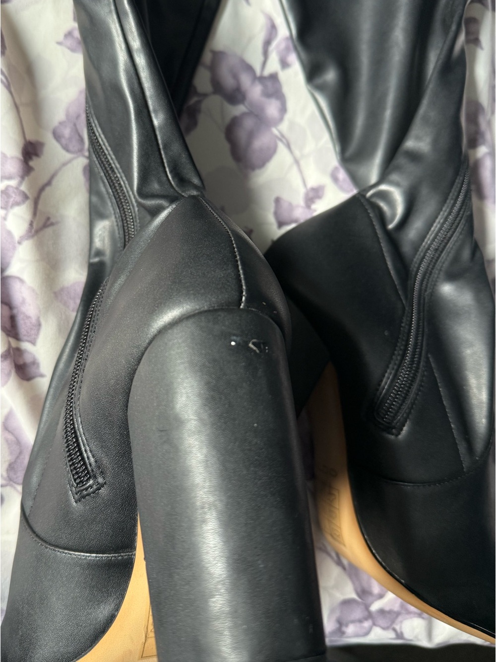 Aldo Over-the-Knee Block Heel Boots - Picture 4 of 8